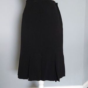 AGB pleated black skirt, size 14